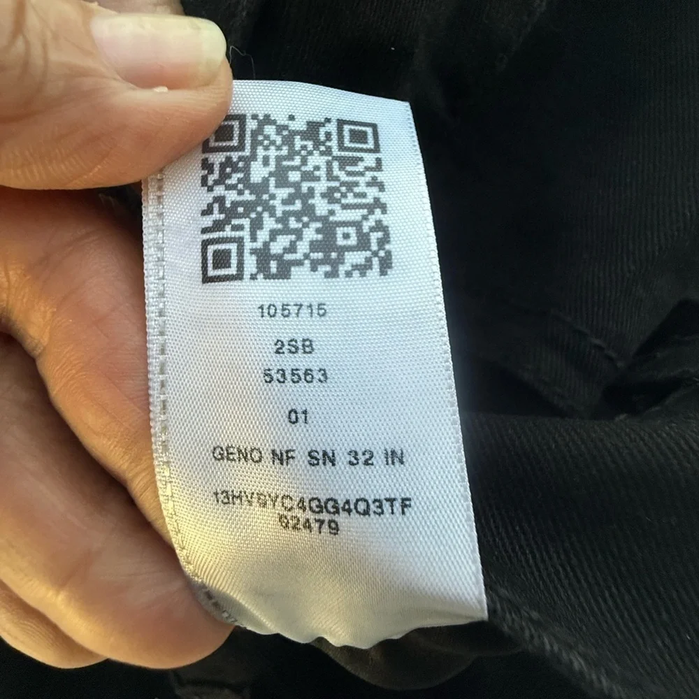 true Religion GENO Relaxed slim 32 Black Men’s Jeans stretchy